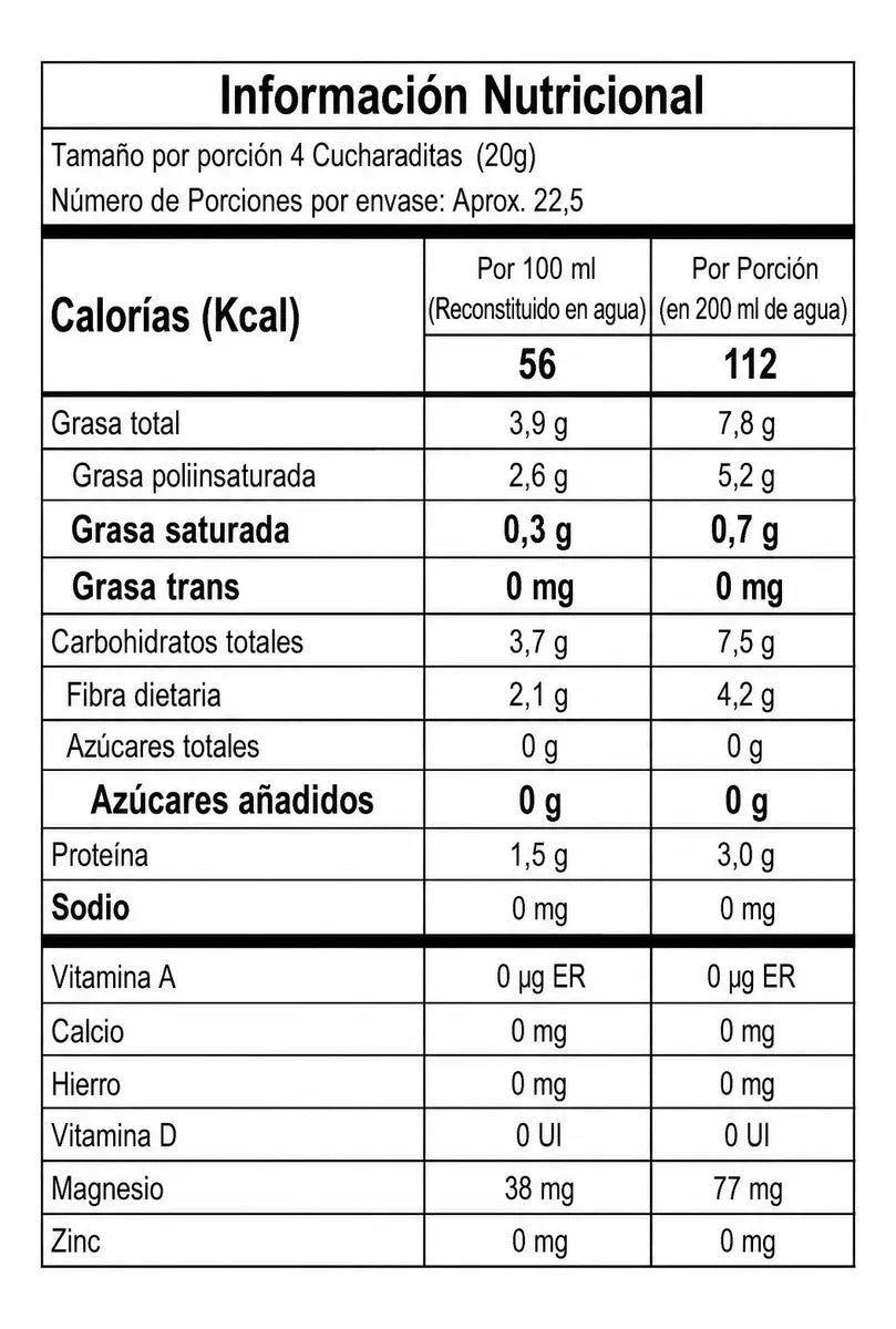 Col-nclin - Fibra Natural con Linaza y Frutas 450g