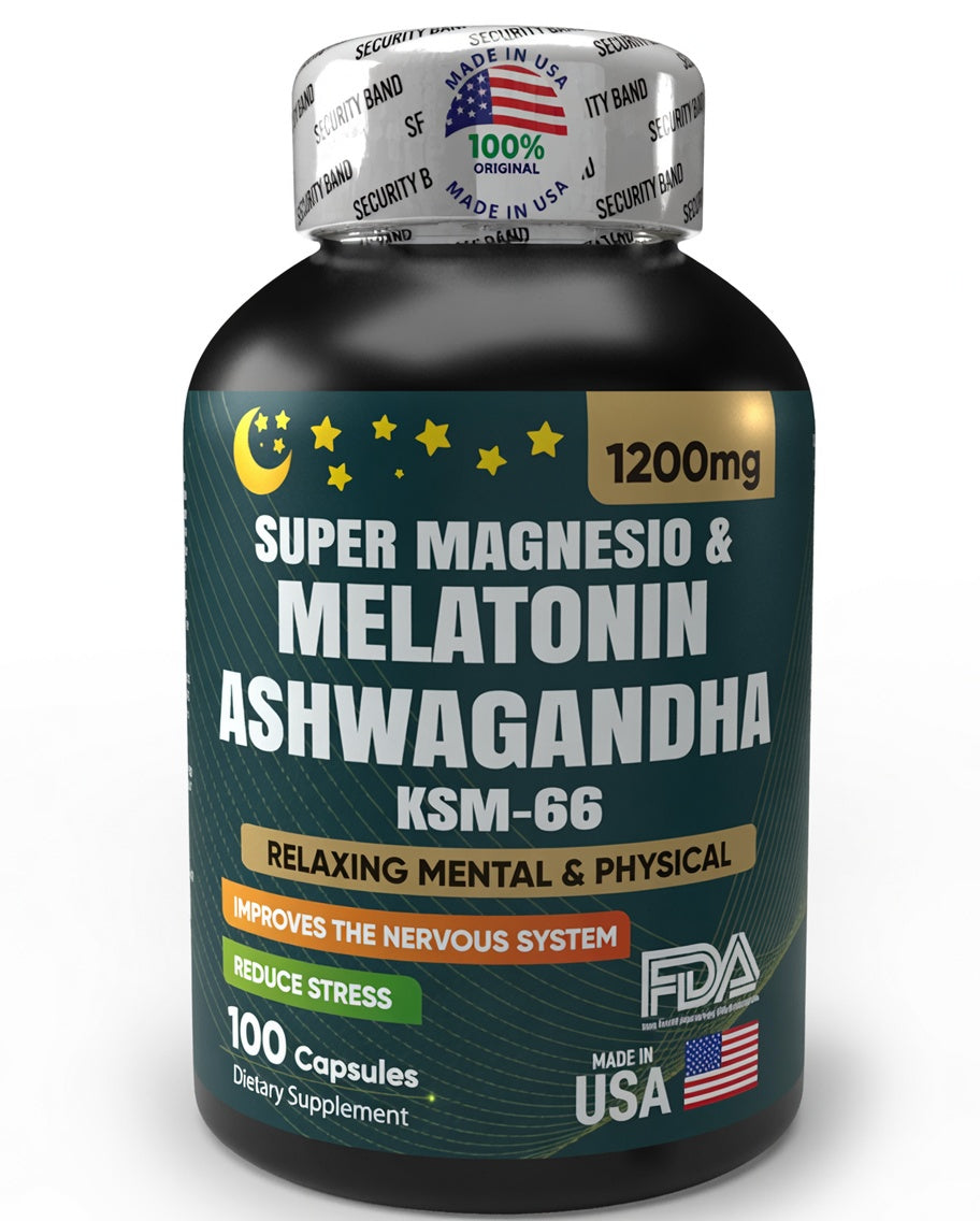 Super Magnesio & Melatonina + Ashwagandha