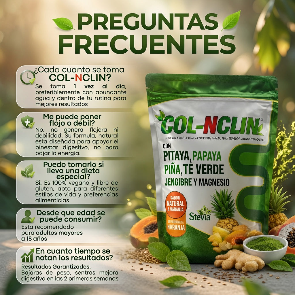 Col-nclin - Fibra Natural con Linaza y Frutas 450g