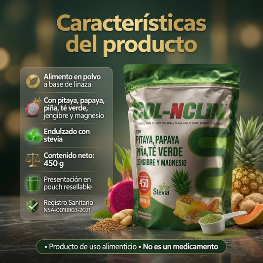 Col-nclin - Fibra Natural con Linaza y Frutas 450g